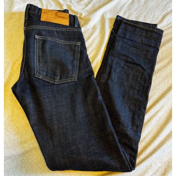 Naked & Famous Size 28 x 34 Super Skinny Guy Selvedge Jeans Japanese